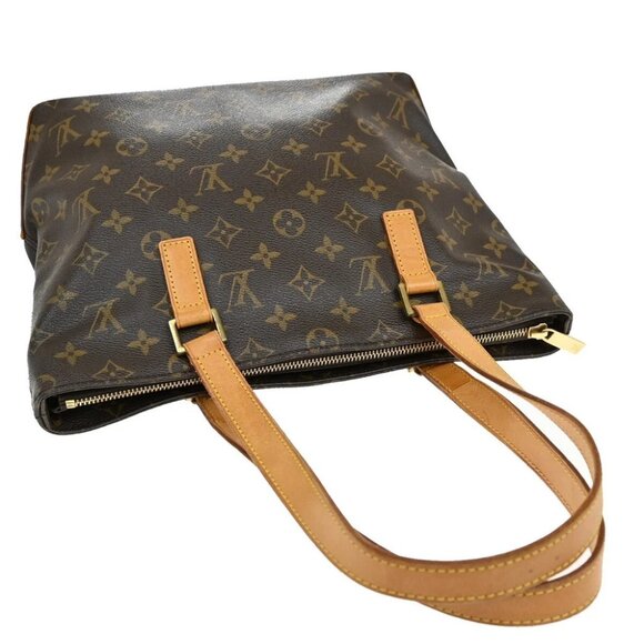 LOUIS VUITTON Cabas Piano Shoulder Bag Monogram Leather Brown - Picture 5 of 15